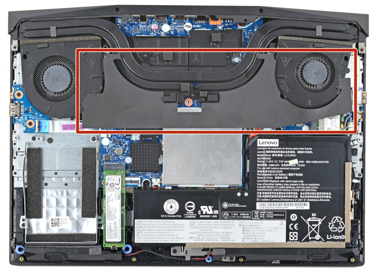 How to replace and fix lenovo Legion Y7000P 2019 FY517 40pin LED DC02C00FP00 DC02C00FP10 LCD Cable (Y7000P 2019)